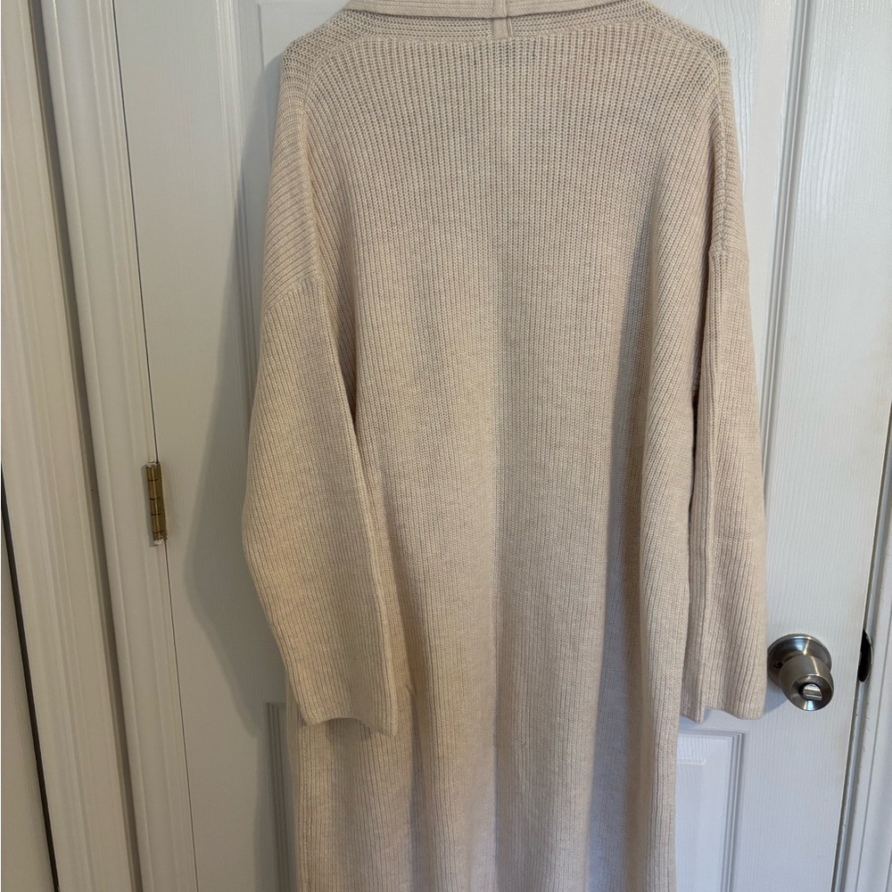 Brand New Banana Republic Women's Beige Open Front Cardigan - Large - Picture 3 of 4